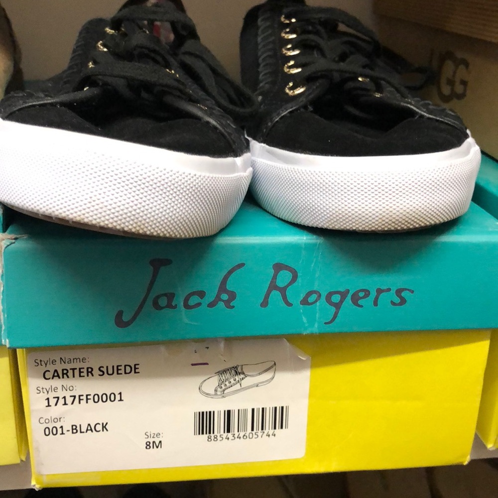 Jack Rogers Carter suede black Sneakers